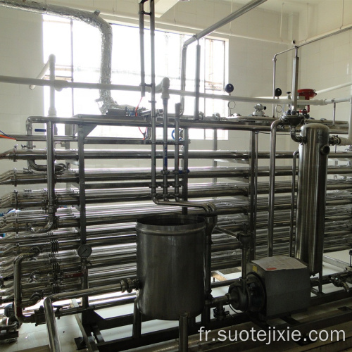 Pasteurizer tubulaire en acier inoxydable